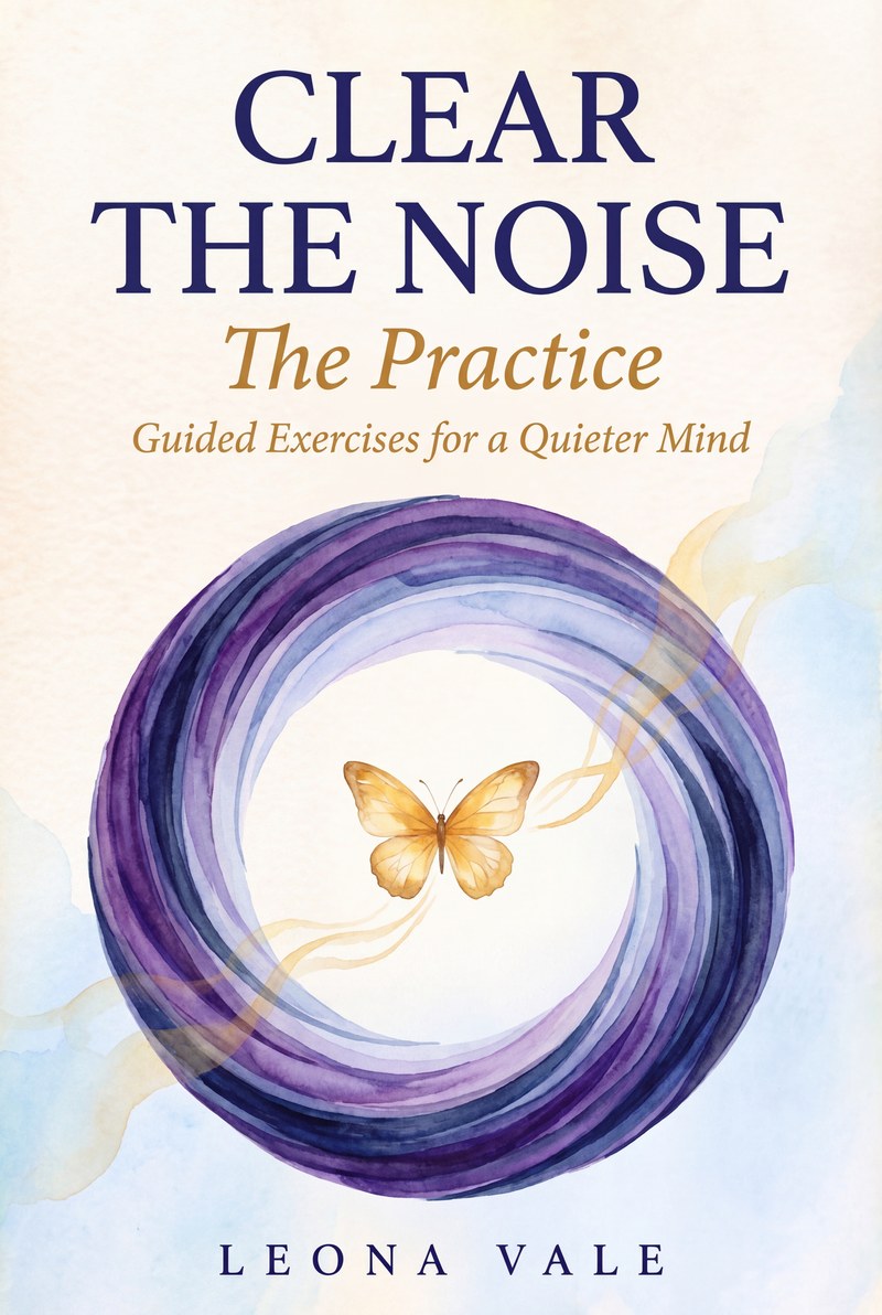 Clear The Noise Guided Journal by Leona Vale